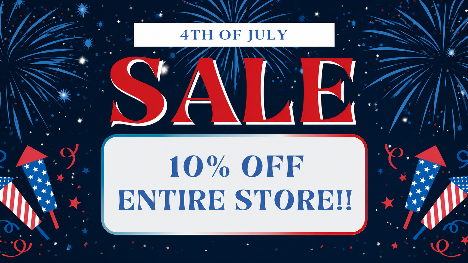 Stars, Stripes & Savings – 10% Off Starts Soon