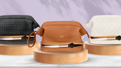 Elevate Your Beauty Routine with the NGIL Faux Leather Cosmetic Bag