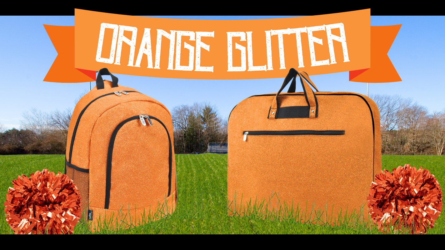 ✨🧡Orange Glitter: Shine Brighter with the Newest Team Spirit Must-Have!🧡✨
