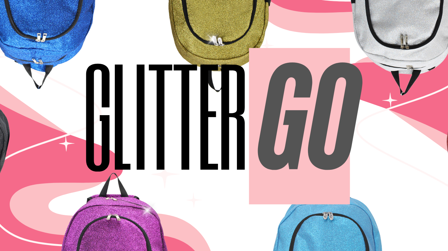 ✨ Sparkle On-the-Go: The Glitter NGIL Canvas Backpack That Shines as Bright as You Do ✨