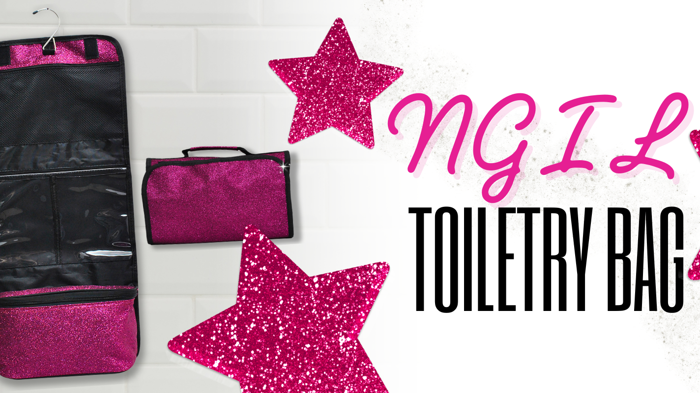 ✨ Travel Smart, Shine Bright: The Glitter NGIL Toiletry Bag ✨