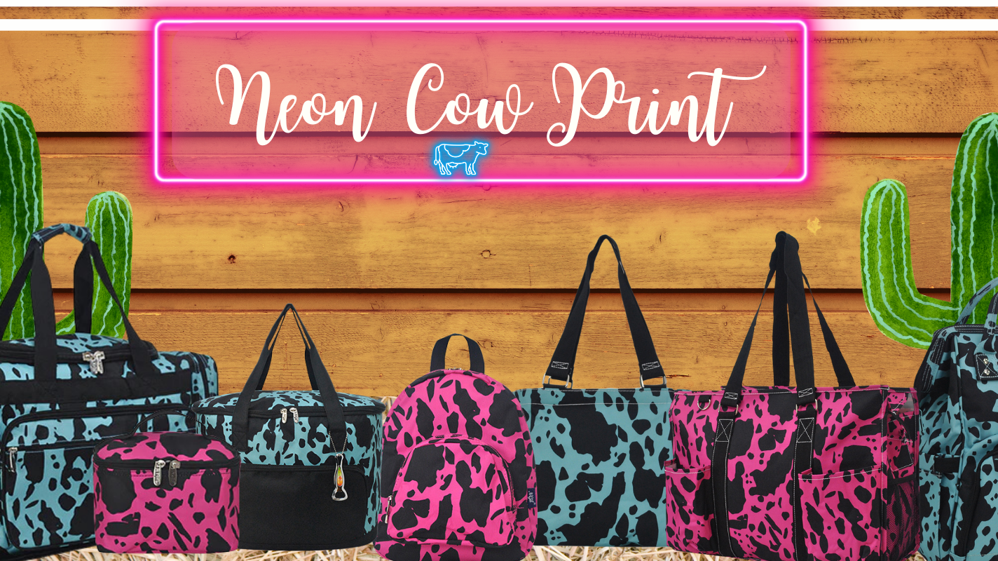 Shine Bright with Neon Cow Print Collection 🐄🌟