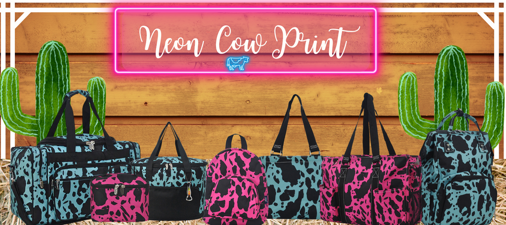 Shine Bright with  Neon Cow Print Collection 🐄🌟