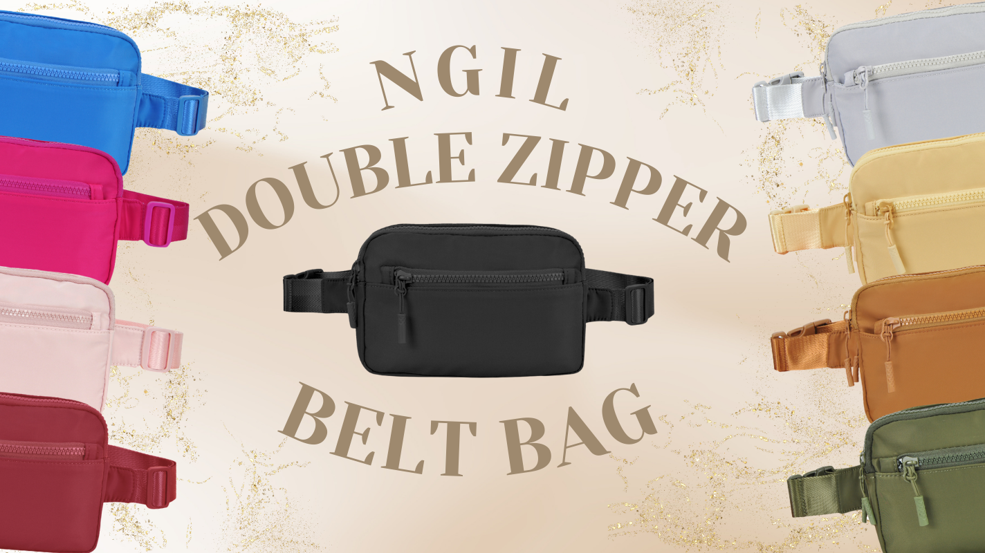 👜 A Modern Bag for the Modern Woman: NGIL Double Zipper Belt Bag 👜