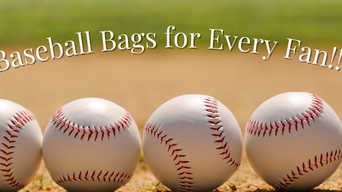 Game Ready! Stylish Baseball Print Bags For Players, Fans & Families!