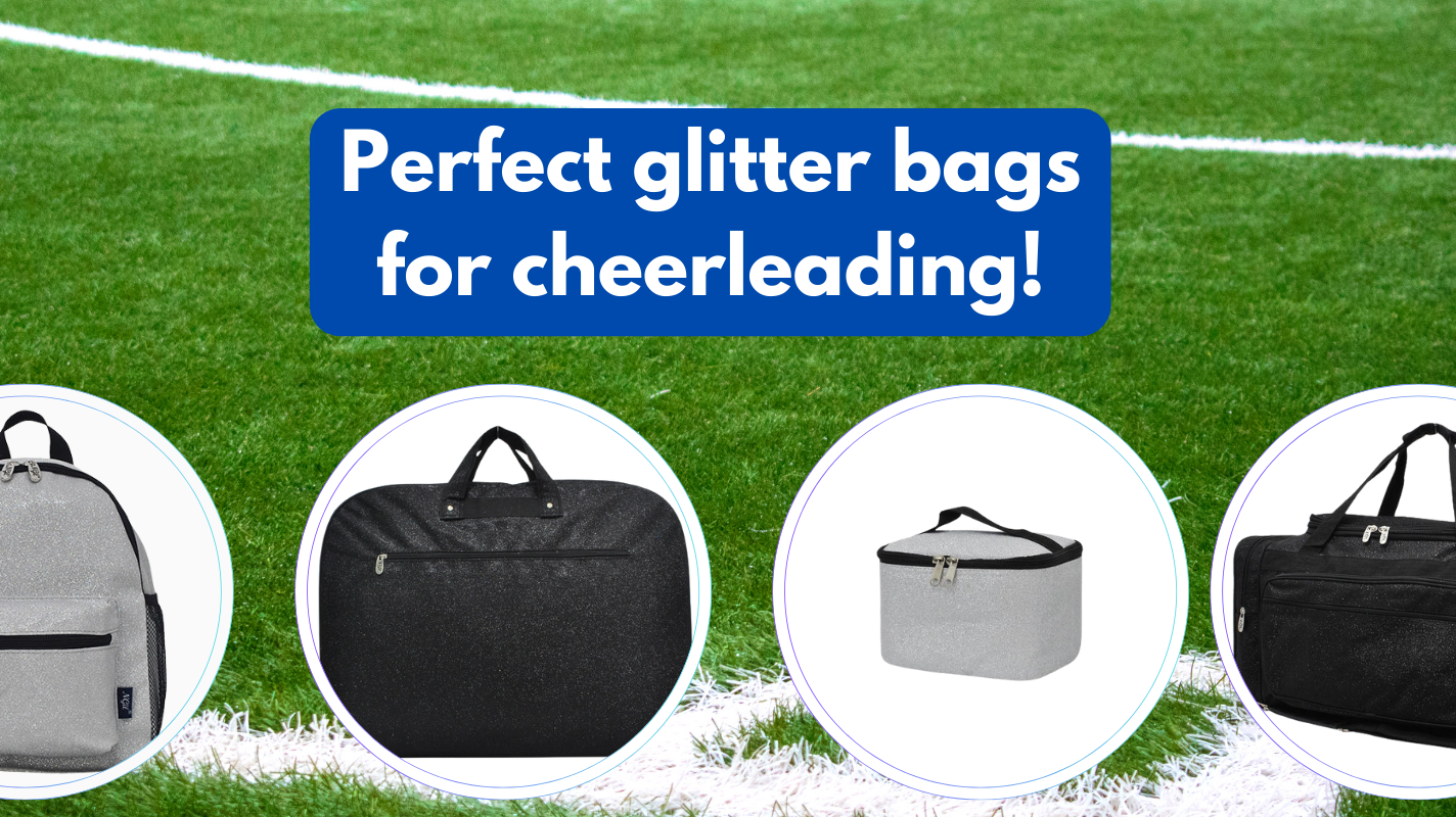 Affordable Glitter cheerleading bags for Cheer Competitions !