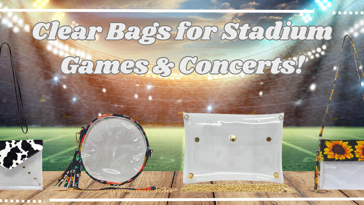 Clear Bags Perfect for Stadium Games and Concerts this fall !