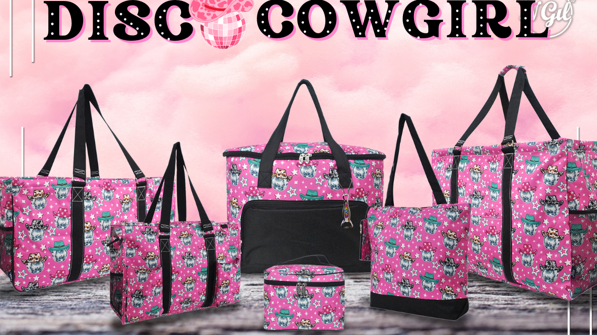 Dance the Night Away with MommyWholesale's Disco Cowgirl print! 🤠