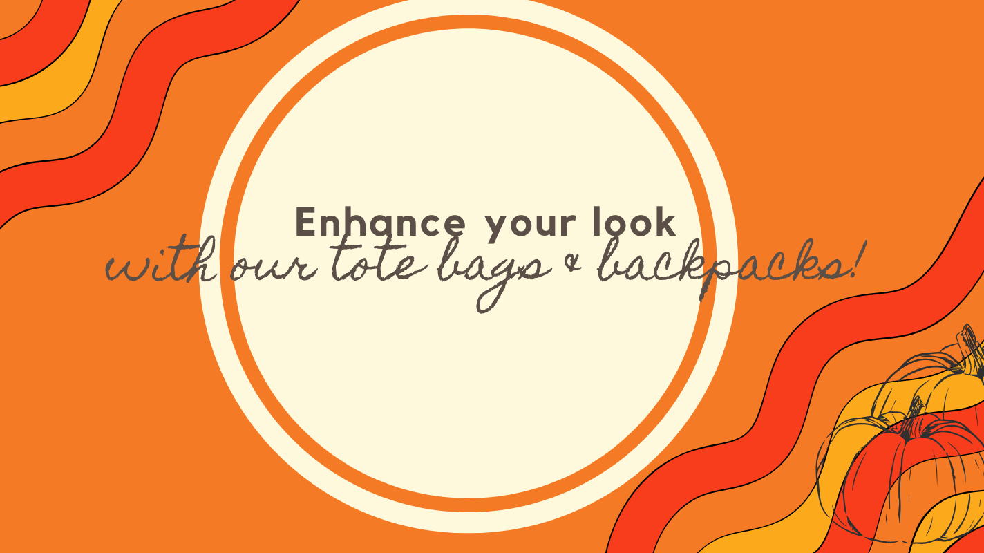 Effortless Tote Bags & Backpacks to Spook Up Your Style!