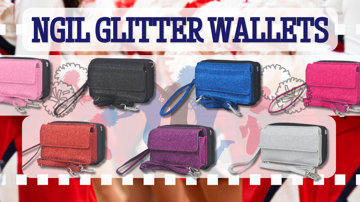 Glow and Go: NGIL Glitter Wallets for Everyday Style