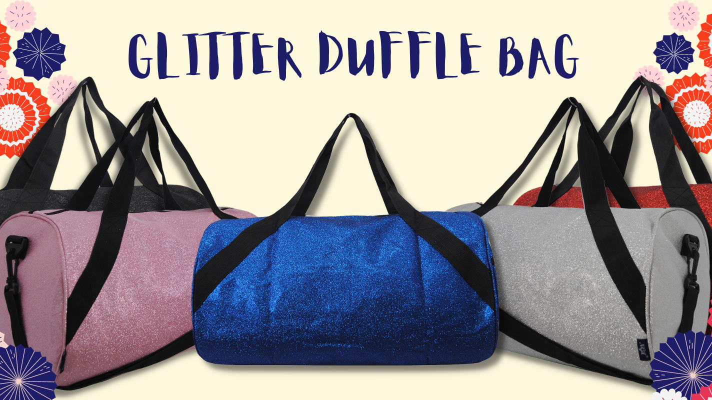 The Glitter NGIL Duffle Bag: Your Perfect Cheer Essential!