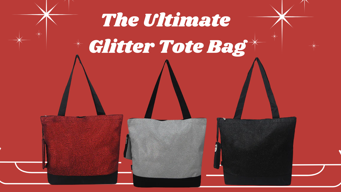 Sparkle and Shine: The Ultimate Glitter Tote Bag for Cheer, Dance, and Gymnastics
