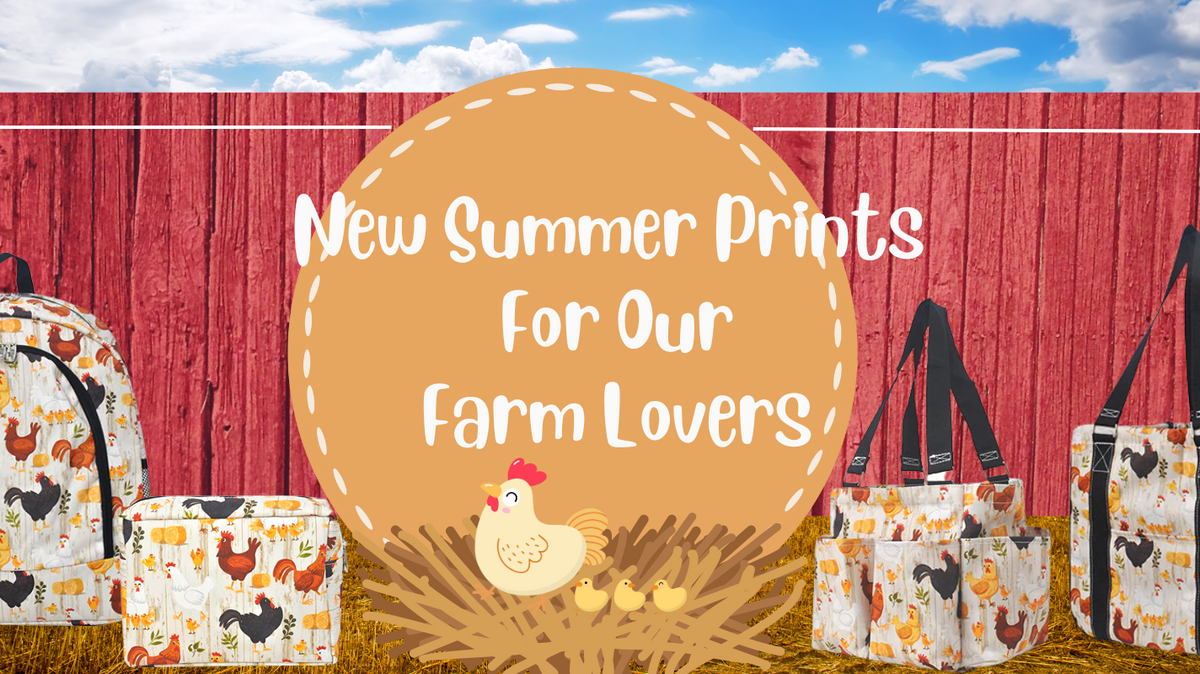 New Summer Prints For Our Farm Lovers! 🐓