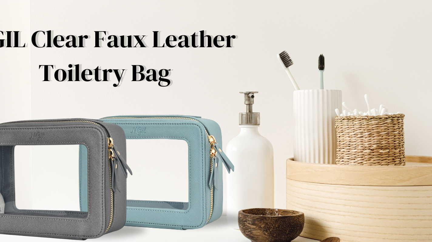🛳️⚓Sail in Style: The NGIL Clear Faux Leather Toiletry Bag⚓🛳️