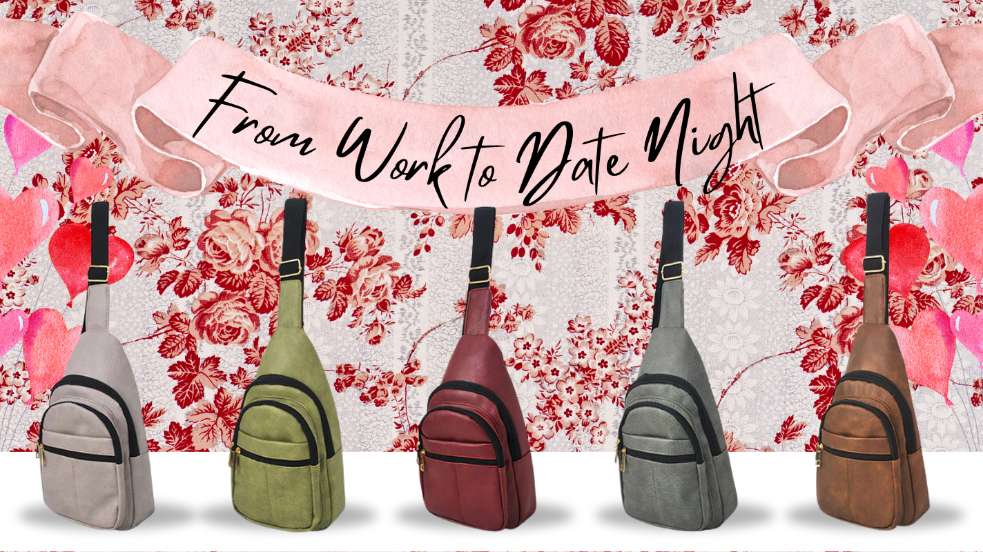 From Work to Date Night: NGIL Faux Leather Sling Bag Transitions