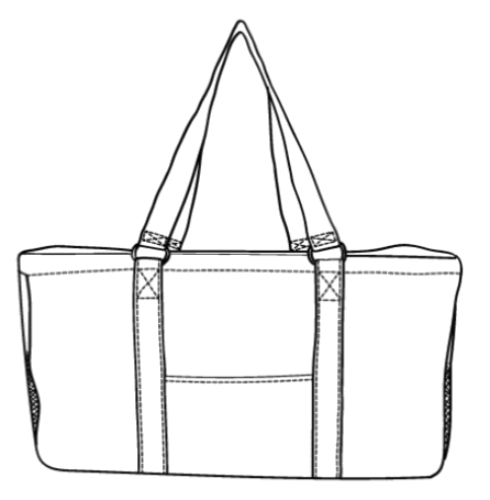 We offer variety selection personalized bags for women, personalized bags for kids, personalized bags for boys.  This is the perfect wholesale utility basket for the car, the beach, picnics, tailgating and at home. 