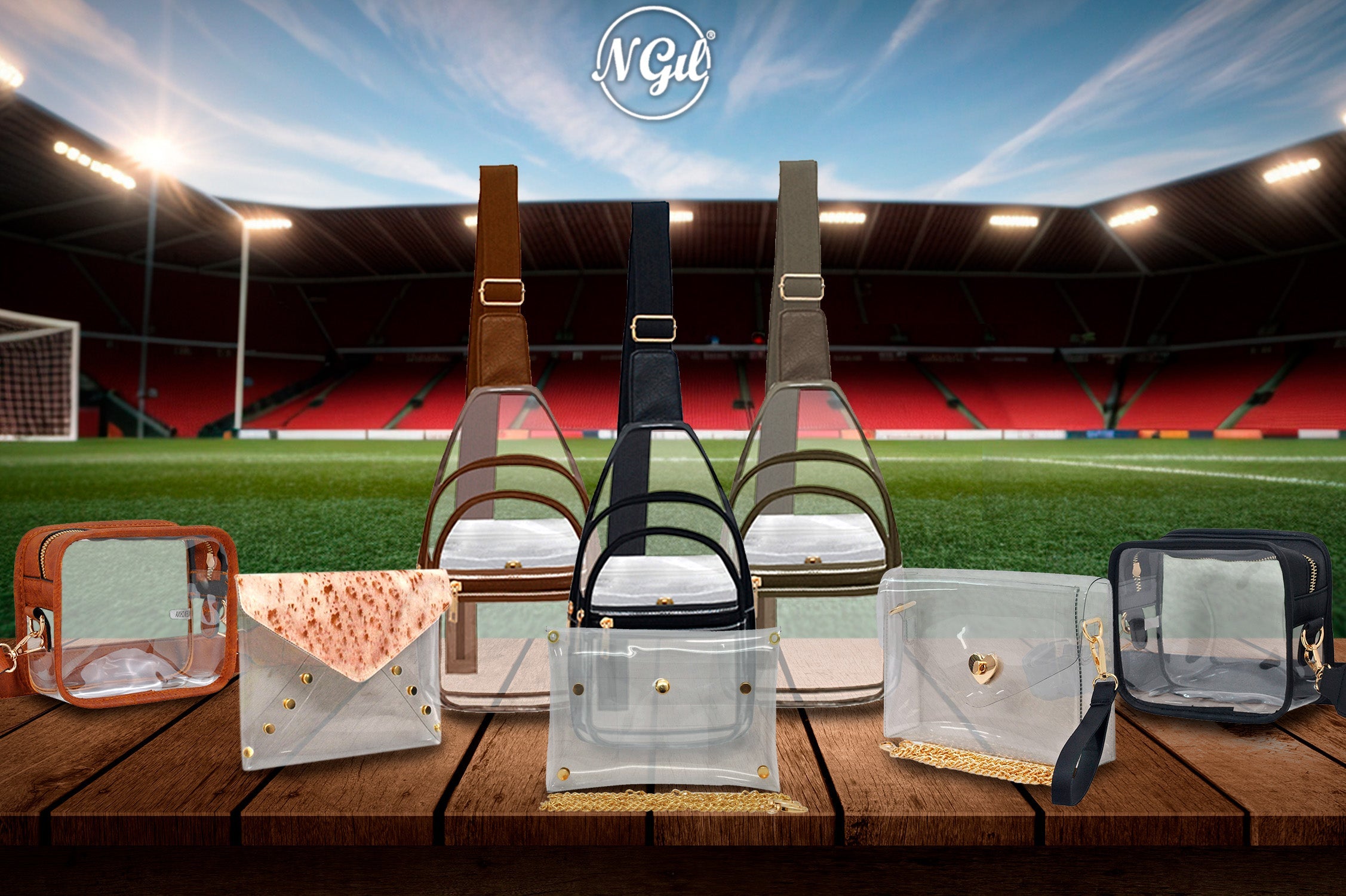 CLEAR STADIUM BAG COLLECTION