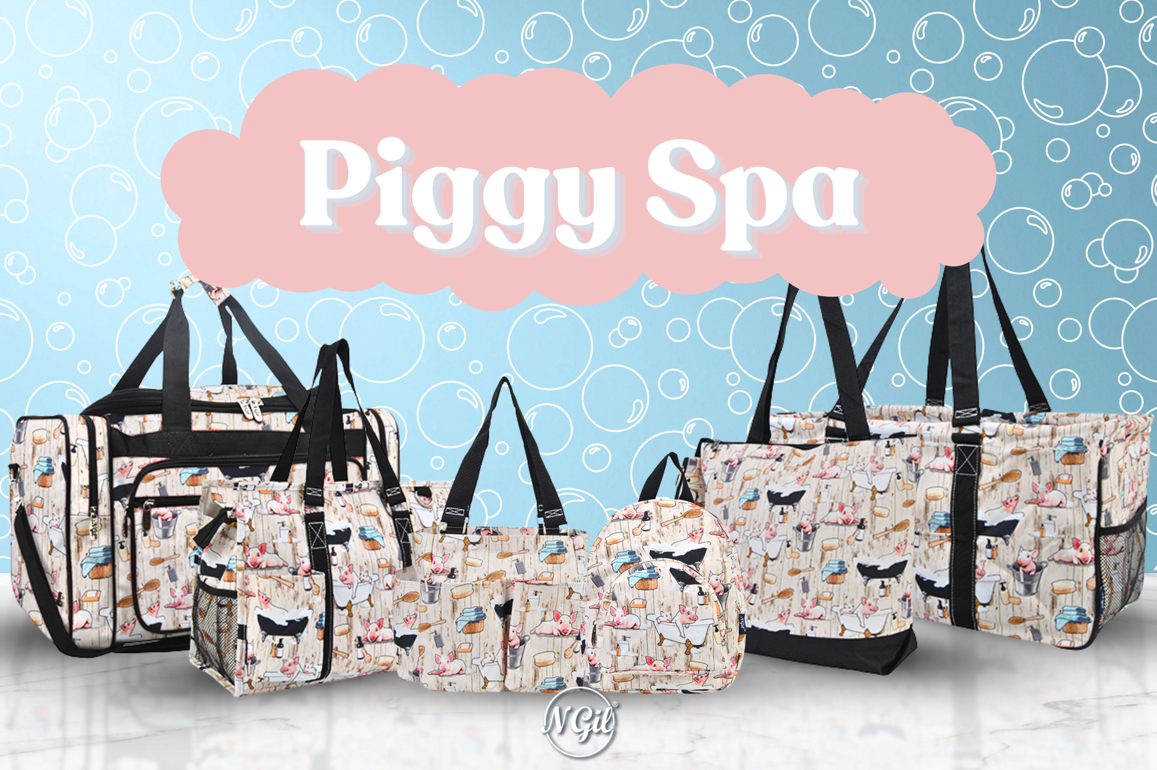 We offer variety selection of goat duffle bags, goat print canvas tote, goat print messenger bags, goat print cosmetic case, baby goat cosmetic case, cute animal farm accessories, goat print bags, wholesale goat bags, wholesale farm animal bags.