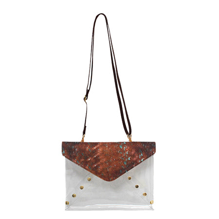 concert bag, stadium approved bag, clear festival purse, club crossbody bag, see-through event bag, transparent stadium clutch, faux fur clear bag, gold studded stadium purse, stylish concert crossbody, festival clear vinyl bag, chic clubbing bag, hands-free stadium bag, clear bag for sports games, stadium fashion purse, concert ready accessory, club clear bag, crossbody for concerts, stadium approved fashion bag, clear vinyl purse with studs, trendy stadium event bag