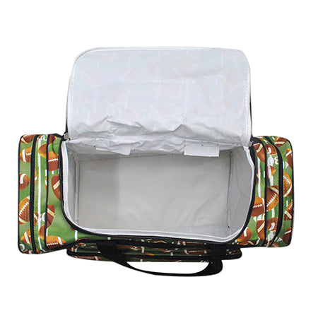 football duffle bag, NGIL football duffle, canvas football bag, football gear bag, football team duffle, football coach duffle, football mom bag, football training bag, football practice duffle, football travel bag, football overnight bag, football road trip bag, football gym bag, zippered football duffle, football accessory bag, large football duffle, football fan bag, football equipment bag, football weekend bag, monogram football duffle, football tournament bag, stylish football bag