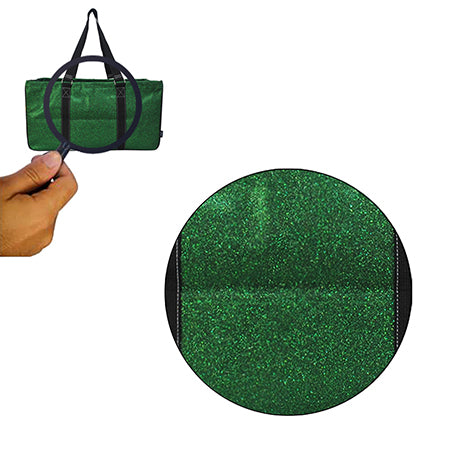 green grocery tote bag, storage tote bag, laundry tote, sport snack tote, gear organizer bag, glitter utility tote, glitter tote bag, large utility tote, collapsible storage bag, water-resistant tote, canvas utility tote, cheer gear bag, dance gear tote, gymnastics tote bag, team mom tote, coach supply bag, beach tote, weekender bag, camping tote, travel tote, picnic organizer, open top tote, NGIL glitter bag, sparkle tote for women, multi-purpose tote, glitter grocery bag, sport snack organizer