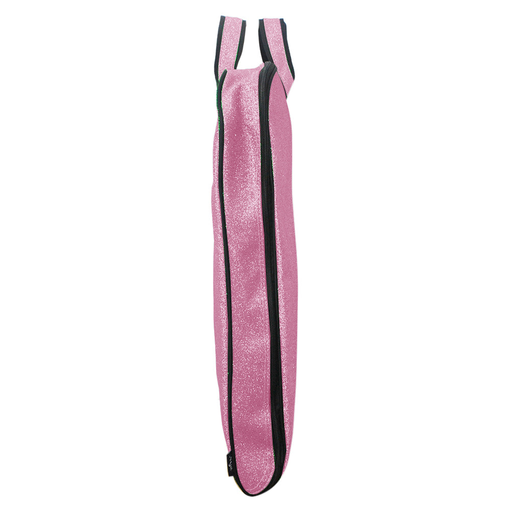 pink glitter garment bag, NGIL garment bag, dance garment bag, cheer garment bag, travel garment bag, competition garment bag, dancewear storage bag, wrinkle-free travel bag, glitter travel bag, dancer travel bag, cheerleader travel bag, monogram garment bag, foldable garment bag, lightweight dance bag, dance competition bag, glitter cheer bag, garment bag with hook, glitter clothing bag, sparkly garment bag, stylish travel bag, costume storage bag, dance outfit bag, cheer uniform bag