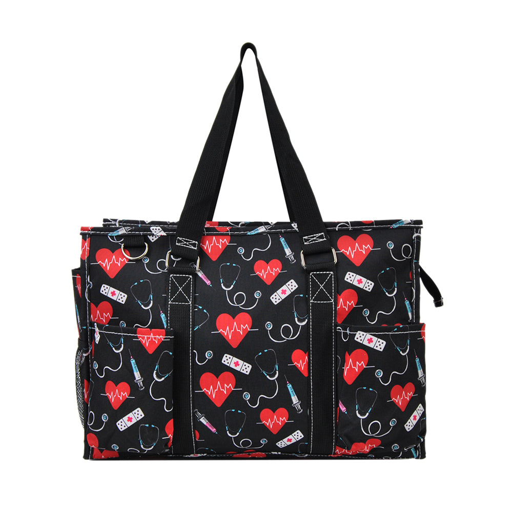 nurse organizer tote, NGIL nurse bag, zippered nurse caddy, nurse work tote, large tote for nurses, RN utility bag, nurse supply organizer, canvas nurse tote, nursing student tote bag, nurse appreciation gift, nurse shift bag, healthcare caddy tote, nurse gear bag, cute nurse tote, monogram nurse tote bag, nurse work essentials tote, durable nurse tote, nurse classroom bag, nurse pocket organizer tote, nurse daily bag, nurse gift idea, hospital work tote, nurse carryall bag