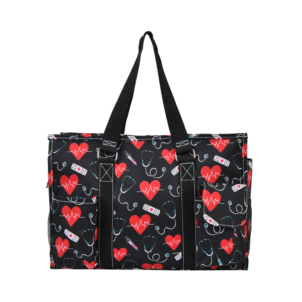 nurse organizer tote, NGIL nurse bag, zippered nurse caddy, nurse work tote, large tote for nurses, RN utility bag, nurse supply organizer, canvas nurse tote, nursing student tote bag, nurse appreciation gift, nurse shift bag, healthcare caddy tote, nurse gear bag, cute nurse tote, monogram nurse tote bag, nurse work essentials tote, durable nurse tote, nurse classroom bag, nurse pocket organizer tote, nurse daily bag, nurse gift idea, hospital work tote, nurse carryall bag
