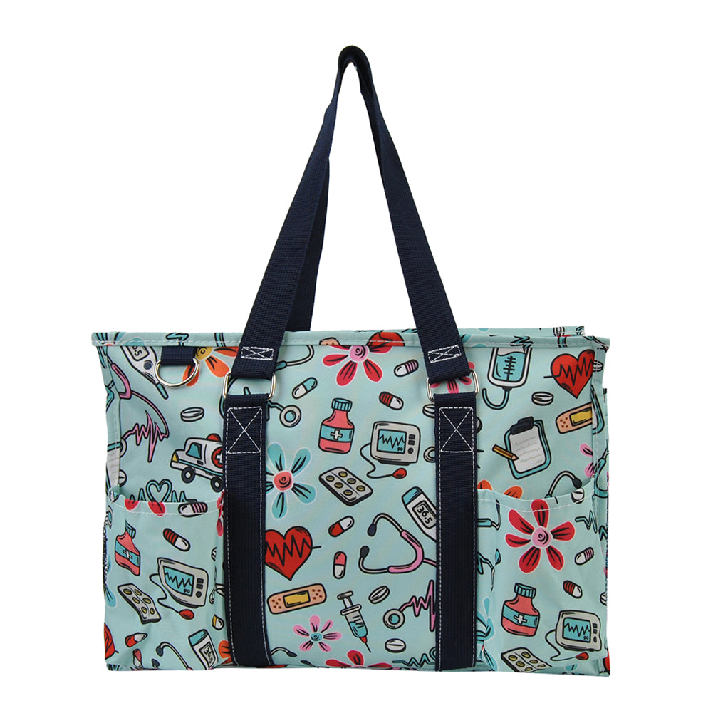 nurse organizer tote, NGIL nurse bag, zippered nurse caddy, nurse work tote, large tote for nurses, RN utility bag, nurse supply organizer, canvas nurse tote, nursing student tote bag, nurse appreciation gift, nurse shift bag, healthcare caddy tote, nurse gear bag, cute nurse tote, monogram nurse tote bag, nurse work essentials tote, durable nurse tote, nurse classroom bag, nurse pocket organizer tote, nurse daily bag, nurse gift idea, hospital work tote, nurse carryall bag
