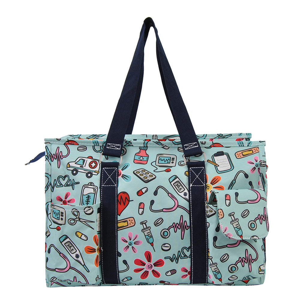nurse organizer tote, NGIL nurse bag, zippered nurse caddy, nurse work tote, large tote for nurses, RN utility bag, nurse supply organizer, canvas nurse tote, nursing student tote bag, nurse appreciation gift, nurse shift bag, healthcare caddy tote, nurse gear bag, cute nurse tote, monogram nurse tote bag, nurse work essentials tote, durable nurse tote, nurse classroom bag, nurse pocket organizer tote, nurse daily bag, nurse gift idea, hospital work tote, nurse carryall bag