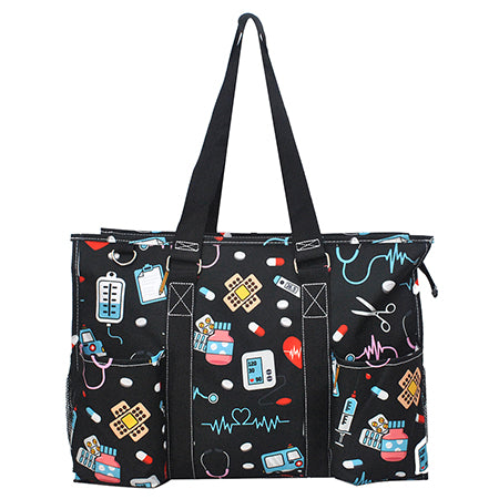 nurse organizer tote, NGIL nurse bag, zippered nurse caddy, nurse work tote, large tote for nurses, RN utility bag, nurse supply organizer, canvas nurse tote, nursing student tote bag, nurse appreciation gift, nurse shift bag, healthcare caddy tote, nurse gear bag, cute nurse tote, monogram nurse tote bag, nurse work essentials tote, durable nurse tote, nurse classroom bag, nurse pocket organizer tote, nurse daily bag, nurse gift idea, hospital work tote, nurse carryall bag