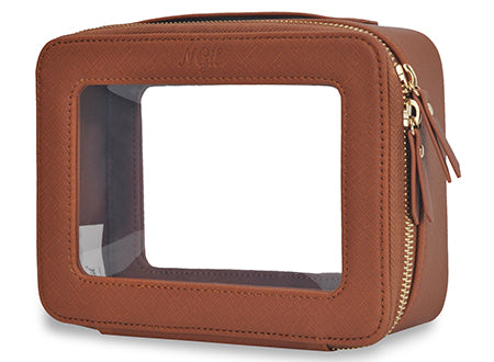 clear toiletry bag, faux leather makeup bag, TSA approved toiletry bag, clear cosmetic pouch, travel toiletry organizer, transparent makeup bag, waterproof travel bag, vegan leather toiletry bag, gym cosmetic bag, cruise travel bag, dance competition toiletry bag, road trip makeup case, golden zipper cosmetic bag, stylish clear bag, skincare travel pouch, TSA clear bag, eco-friendly cosmetic bag, clear bag with gold accents, makeup travel pouch, beauty storage organizer