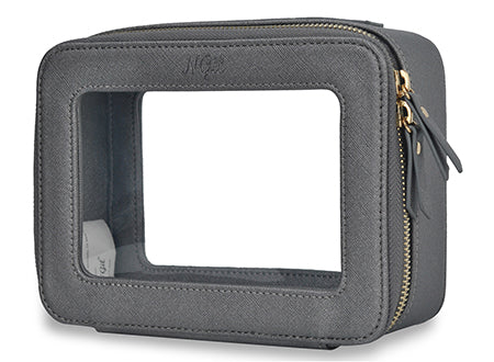 clear toiletry bag, faux leather makeup bag, TSA approved toiletry bag, clear cosmetic pouch, travel toiletry organizer, transparent makeup bag, waterproof travel bag, vegan leather toiletry bag, gym cosmetic bag, cruise travel bag, dance competition toiletry bag, road trip makeup case, golden zipper cosmetic bag, stylish clear bag, skincare travel pouch, TSA clear bag, eco-friendly cosmetic bag, clear bag with gold accents, makeup travel pouch, beauty storage organizer