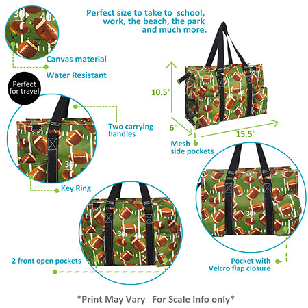 football tote bag, football organizer tote, NGIL football bag, football mom tote, football coach tote, football game day bag, canvas football tote, zippered football tote, football field tote, football gear bag, football practice tote, football utility tote, football fan tote, football mesh pocket bag, football team tote, football caddy tote, football carryall bag, football water bottle tote, football travel tote, football gift tote, monogram football tote, football bag for games
