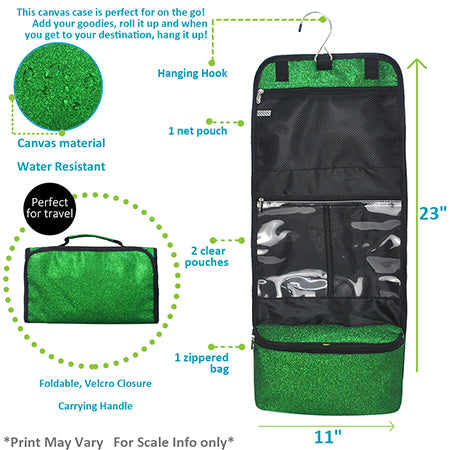 NGIL toiletry bag, glitter toiletry bag, travel toiletry bag, cheer toiletry bag, dance toiletry bag, gymnastics toiletry bag, sports toiletry organizer, beauty pageant bag, monogram toiletry bag, hanging travel bag, clear pouch toiletry bag, Velcro toiletry bag, glitter travel bag, competition toiletry case, compact toiletry organizer, travel toiletry case, girls toiletry bag, toiletry bag with hook, cosmetic travel bag, sparkle toiletry pouch, dancer toiletry bag, cheerleader travel pouch