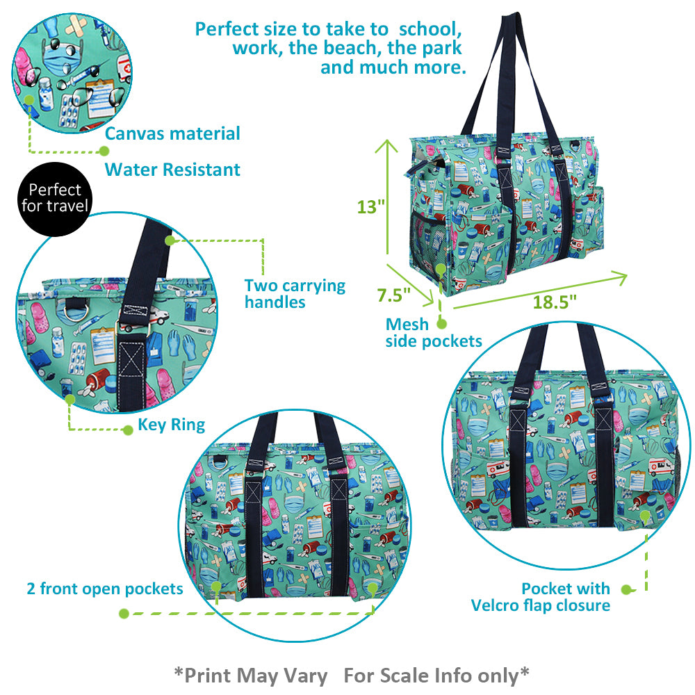 nurse organizer tote, NGIL nurse bag, zippered nurse caddy, nurse work tote, large tote for nurses, RN utility bag, nurse supply organizer, canvas nurse tote, nursing student tote bag, nurse appreciation gift, nurse shift bag, healthcare caddy tote, nurse gear bag, cute nurse tote, monogram nurse tote bag, nurse work essentials tote, durable nurse tote, nurse classroom bag, nurse pocket organizer tote, nurse daily bag, nurse gift idea, hospital work tote, nurse carryall bag