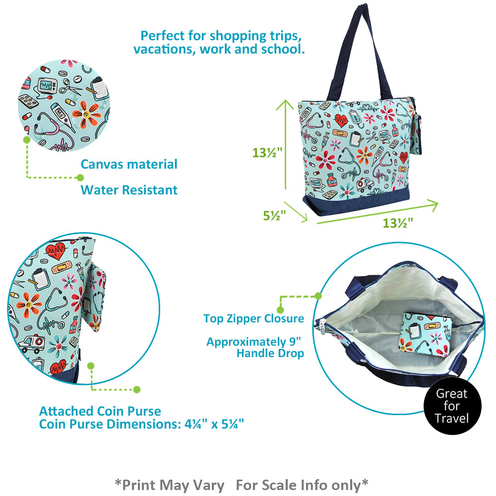 nurse tote bag, NGIL nurse tote, canvas nurse tote, nursing student tote, nurse work bag, nurse zip tote, nurse appreciation gift, nurse bag with coin purse, nurse print tote, everyday nurse bag, tote bag for nurses, cute nurse tote, nurse gear bag, hospital shift bag, nurse essentials tote, monogram nurse tote, RN canvas tote, nurse duty bag, practical nurse gift, nurse graduation tote, nurse organizer tote, nurse canvas bag with zipper, nursing school accessory bag