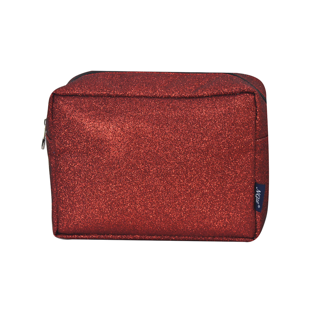 glitter cosmetic pouch, NGIL makeup bag, cheer makeup pouch, dance toiletry bag, gymnastics travel bag, beauty pageant pouch, competition cosmetic case, travel makeup organizer, glitter toiletry bag, small travel pouch, zip top cosmetic case, glitter carry-on bag, dancer makeup case, cheerleader pouch, gymnast toiletry bag, compact glitter bag, makeup bag for travel, glitter gift pouch, sparkle cosmetic bag, overnight toiletry pouch, portable beauty bag, glitter storage pouch