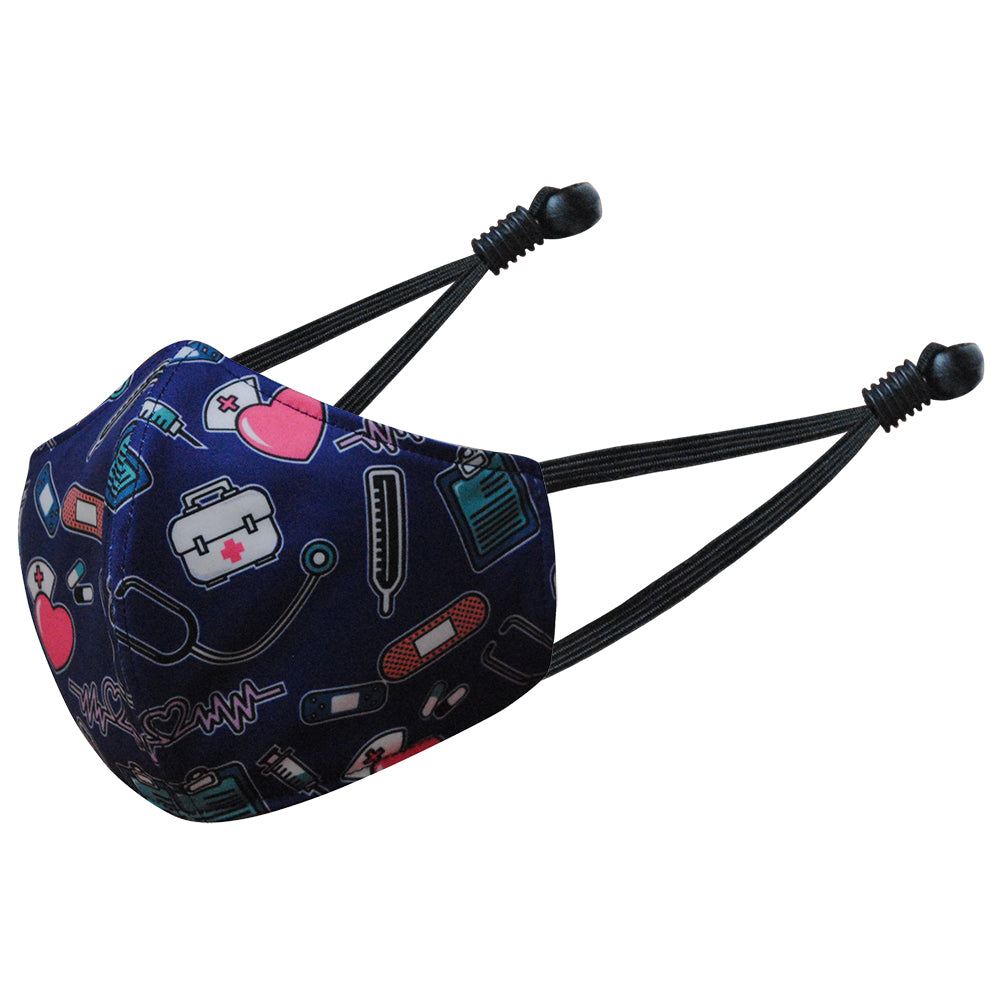 Comfortably fits most face shapes, Washable & reusable face mask, adjustable ear loop straps, face mask for kids, lifestyle face mask, everyday face mask, face mask for outside, easy to breathe face mask, face mask with nurse design, cute face mask in bulk, wholesale face mask, cheap and bulk face mask, cheap and in bulk face mask, made with breathable fabric that stretches, small and easy to carry face mask