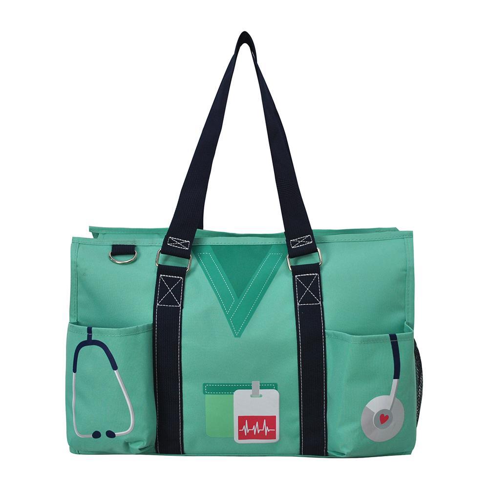 nurse organizer tote, NGIL nurse bag, zippered nurse caddy, nurse work tote, large tote for nurses, RN utility bag, nurse supply organizer, canvas nurse tote, nursing student tote bag, nurse appreciation gift, nurse shift bag, healthcare caddy tote, nurse gear bag, cute nurse tote, monogram nurse tote bag, nurse work essentials tote, durable nurse tote, nurse classroom bag, nurse pocket organizer tote, nurse daily bag, nurse gift idea, hospital work tote, nurse carryall bag