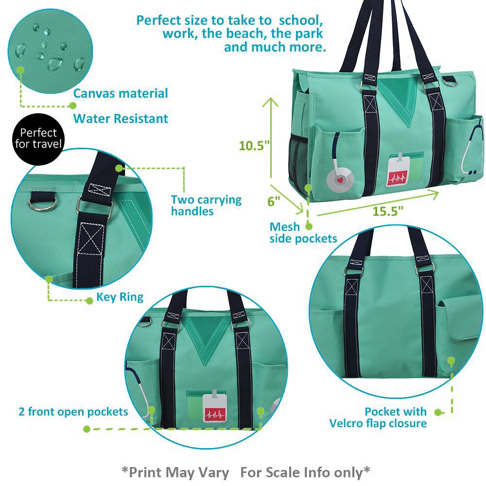 nurse organizer tote, NGIL nurse bag, zippered nurse caddy, nurse work tote, large tote for nurses, RN utility bag, nurse supply organizer, canvas nurse tote, nursing student tote bag, nurse appreciation gift, nurse shift bag, healthcare caddy tote, nurse gear bag, cute nurse tote, monogram nurse tote bag, nurse work essentials tote, durable nurse tote, nurse classroom bag, nurse pocket organizer tote, nurse daily bag, nurse gift idea, hospital work tote, nurse carryall bag