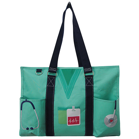 nurse organizer tote, NGIL nurse bag, zippered nurse caddy, nurse work tote, large tote for nurses, RN utility bag, nurse supply organizer, canvas nurse tote, nursing student tote bag, nurse appreciation gift, nurse shift bag, healthcare caddy tote, nurse gear bag, cute nurse tote, monogram nurse tote bag, nurse work essentials tote, durable nurse tote, nurse classroom bag, nurse pocket organizer tote, nurse daily bag, nurse gift idea, hospital work tote, nurse carryall bag