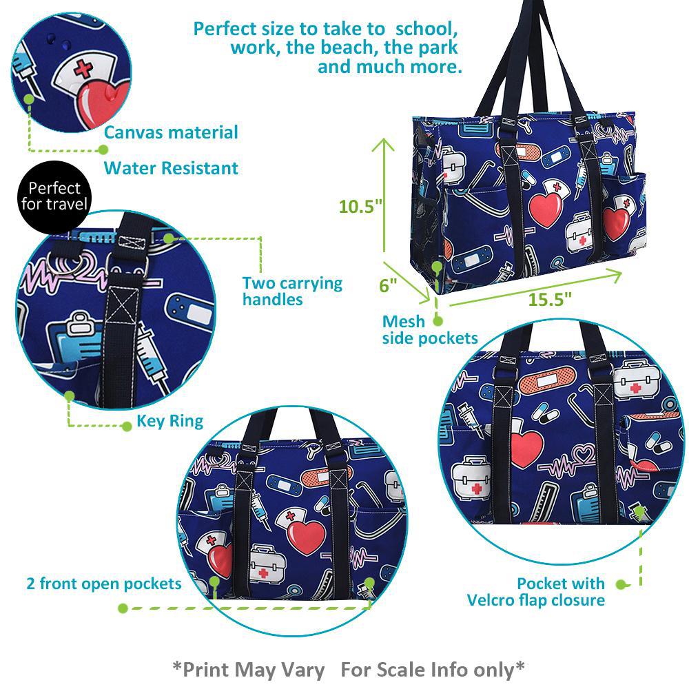 nurse organizer tote, NGIL nurse bag, zippered nurse caddy, nurse work tote, large tote for nurses, RN utility bag, nurse supply organizer, canvas nurse tote, nursing student tote bag, nurse appreciation gift, nurse shift bag, healthcare caddy tote, nurse gear bag, cute nurse tote, monogram nurse tote bag, nurse work essentials tote, durable nurse tote, nurse classroom bag, nurse pocket organizer tote, nurse daily bag, nurse gift idea, hospital work tote, nurse carryall bag