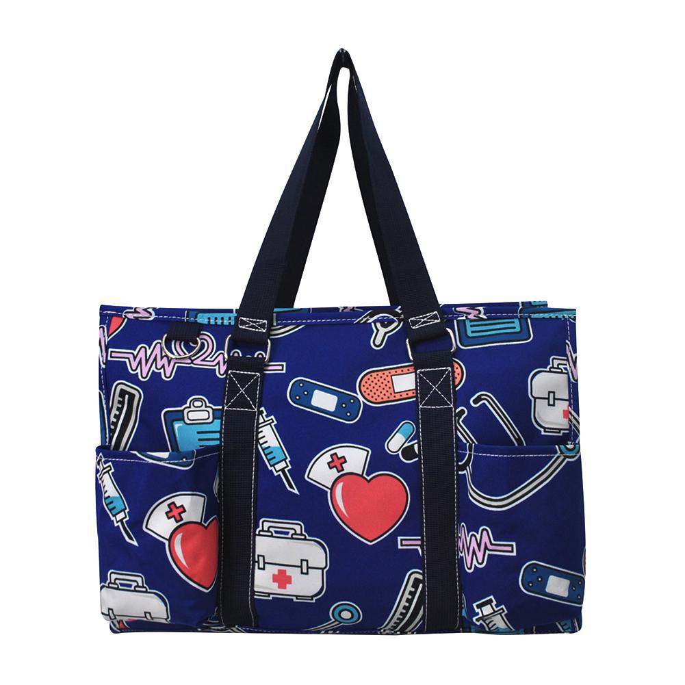 nurse organizer tote, NGIL nurse bag, zippered nurse caddy, nurse work tote, large tote for nurses, RN utility bag, nurse supply organizer, canvas nurse tote, nursing student tote bag, nurse appreciation gift, nurse shift bag, healthcare caddy tote, nurse gear bag, cute nurse tote, monogram nurse tote bag, nurse work essentials tote, durable nurse tote, nurse classroom bag, nurse pocket organizer tote, nurse daily bag, nurse gift idea, hospital work tote, nurse carryall bag