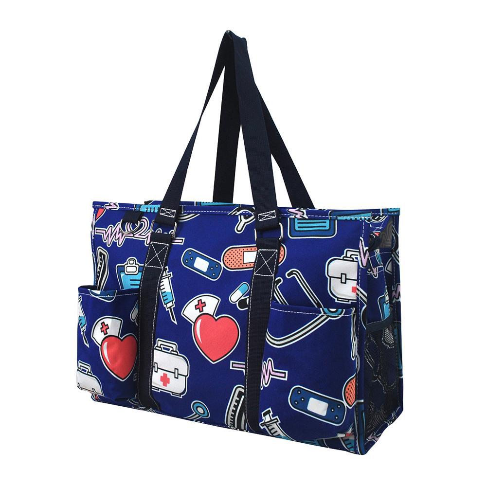 Monogrammed Zippered Tote Bag, monogram gifts for her, Monogram bags and tote, personalized gifts for teachers, nurse accessories wholesale, Gifts for her, monogram gifts, NGIL Brand, teacher personalized gifts, nurse personalized gifts.