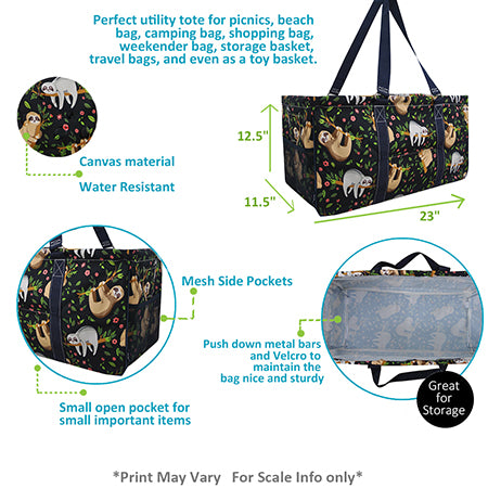 DUFFLE BAG, TRAVEL BAG, BAG FOR TRAVELS, STORAGE BAG, LARGE STORAGE BAG, SLOTH DUFFLE BAG, DESIGNER INSPIRED, PERFECT TOTE FOR TEACHERS, GIFT FOR TEACHERS