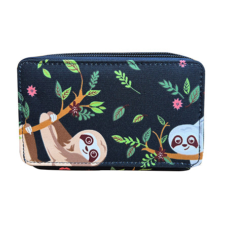 FUN WALLET, PRACTICAL WALLET, VERSATILE WALLET, EASILY ACCESSIBLE WALLET, CUTE ANIMALS, VEGANISM, ANIMAL LOVE, VEGAN, RAINFOREST THEMED