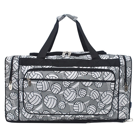 Volleyball canvas bag, volleyball duffle bag, volleyball sports bag, sports duffle bag, volleyball lovers, volleyball gifts, gift for volleyball teams, grey duffle bag, travel bag, volleyball travel bag, monogramble, personalized duffle bag, team travel bag, stylish duffle bag with volleyball print, Gym duffle bag, sports duffle bag, volleyball bags