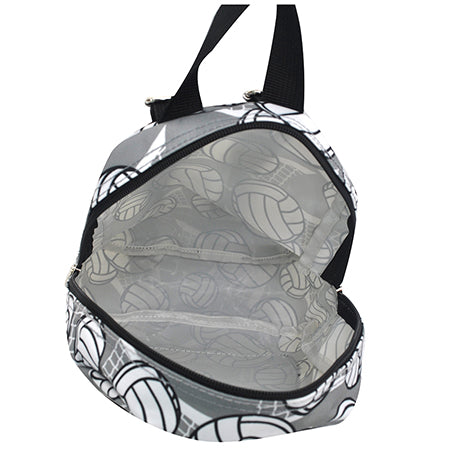 volleyball mini backpack, NGIL volleyball backpack, volleyball print bag, cute volleyball backpack, small volleyball bag, kids volleyball backpack, volleyball team gift, canvas mini backpack, volleyball player accessory, trendy volleyball bag, volleyball backpack for girls, sporty mini backpack, mini volleyball daypack, backpack for volleyball tournaments, black volleyball mini bag, compact sport backpack, coach gift volleyball, zippered volleyball backpack, athletic mini bag