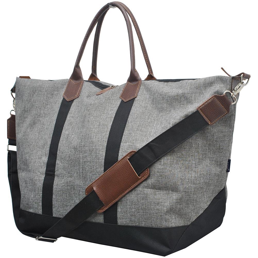 Personalized weekender travel bag, cute gray crosshatch bag, crosshatch duffel bag, monogrammed weekender duffle bag, monogrammed weekender tote, cute weekender bags, cute weekender totes, custom weekender duffel, wholesale travel bags for sale, wholesale travel bags brands,